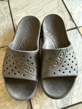 Vintage Crocs Classic Slide Sandals in Black